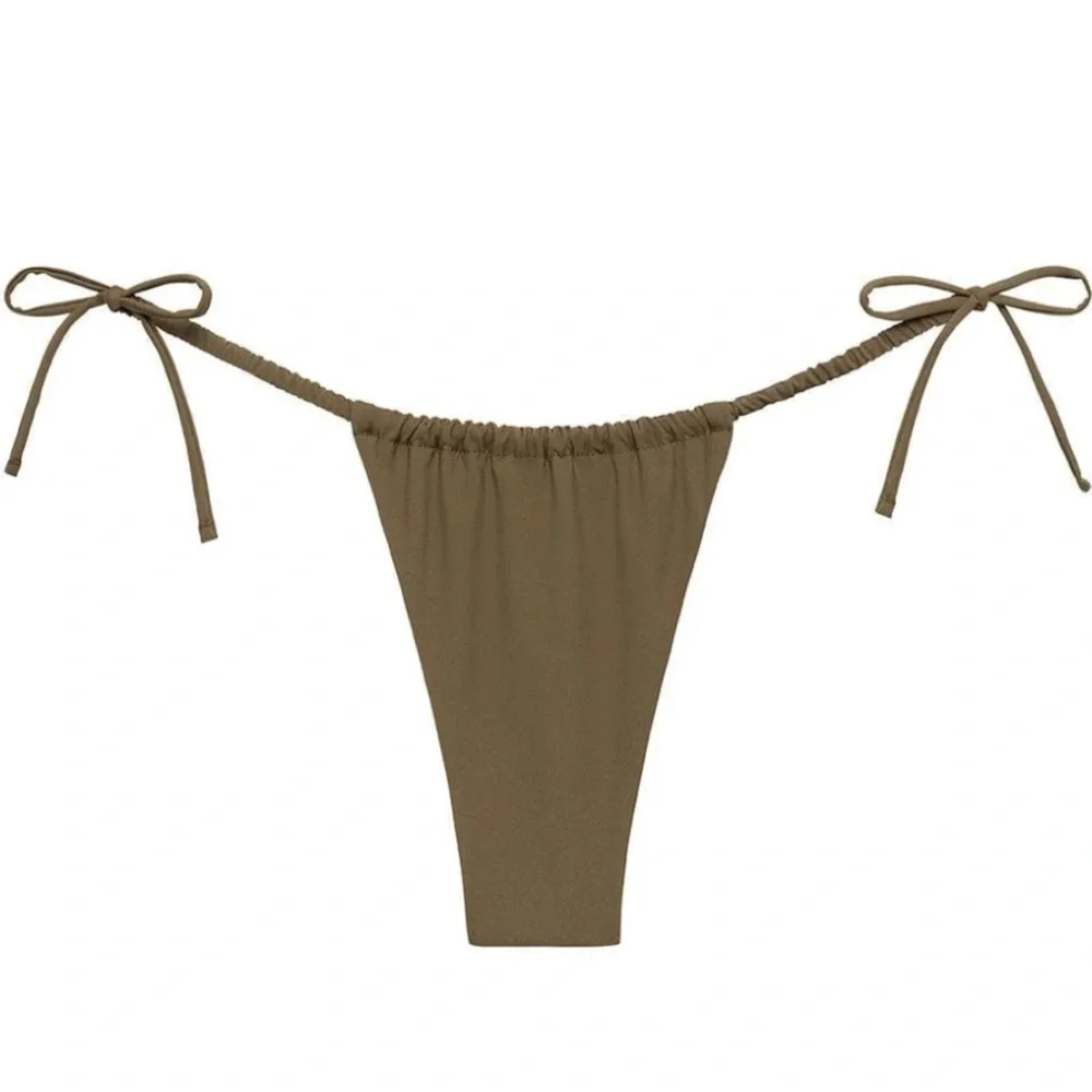NWT Montce Khaki  Brasil (Scrunch) Bikini Bottom